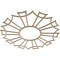 Ekena Millwork Augustus Wood Fretwork Pierced Ceiling Medallion, Hickory, 32"OD x 11 1/4"ID x 3/8"T CMWP32X32X0375AUHI - alternate 3